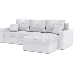 Sofini Zeus corner sofa with sleep function. Best corner sofa. Corner couch with bed tray.