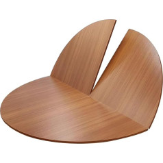 Generisch Runde Tischplatte aus Massivholz, zusammenklappbar, robust, große Bankett-Partytische, 177,8 cm Durchmesser, einfache Lagerung