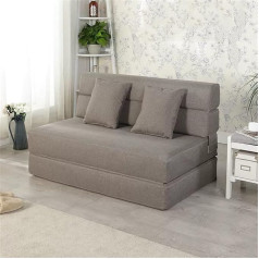 Usmask Sofa Bed, Portable Folding Sofa Bed with Pillow, Folding Memory Foam Sofa Bed, Lazy Couch Guest Beds, Armless Lazy Couch Sleeper Chai, for Home, Bedroom, Living Room