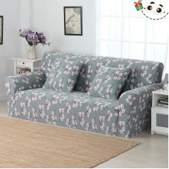 Enhome Sofa Throws Sofa Cover 1 2 3 4 Seater Elastic Anti-Slip Slipcover Spandex Stretch Sofa Cover with Armrest Cover for Sofa