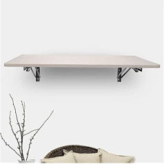 Generisch Klapptisch zur Wandmontage, für Waschküche, stabil, Wandhalterung, Schreibtisch für Zuhause, Küche, Esszimmer, Weiß (40 x 60 cm)