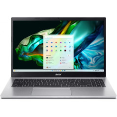Portatīvais dators aspire 3 a315-44p-r33v r7 5700u 15.6 fhd 16gb 512gb bez os sudraba krāsā