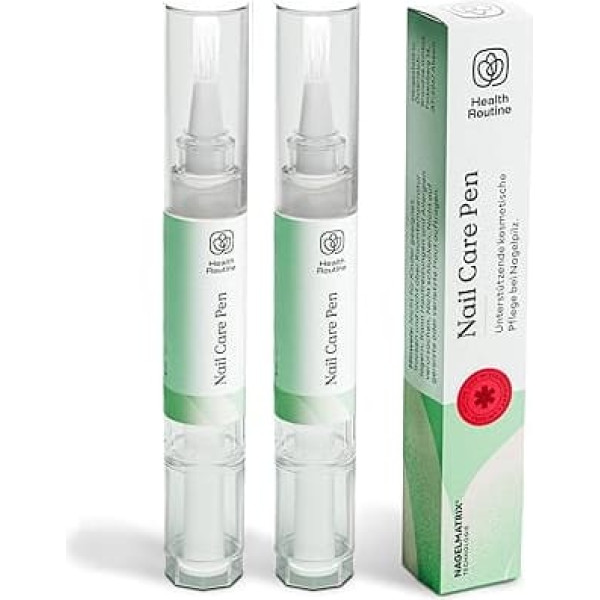 HealthRoutine® Nail Care Pen Set of 2 - The Original from Austria for Nourished Fingernails & Toenails - With Tea Tree Oil, Vitamin E & Aloe Vera for External Use