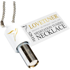 Lovetuner Ball chain, 528 Hz, love frequency necklace, with meditation flute