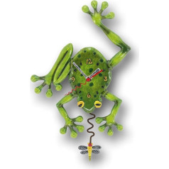 ENESCO C106 Resin Frog Clock 28.5 cm