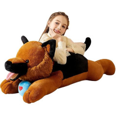 Tumyay Large German Shepherd Cuddly Toy Giant Soft Toy, 78 cm Large Plush Toy, Giant Plush Jumbo Toy, Gift for Children
