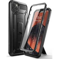 SUPCASE iPhone 11 Pro Case 360 Degree Mobile Phone Case Outdoor Case Bumper Protective Case Full Cover [Unicorn Beetle Pro] with Integrated Screen Protector and Belt Clip 5.8 Inch 2019 Edition (Black)