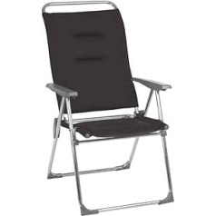 Lafuma Mobilier LFM2804 Aluminium Cham Air Comfort Camping Chair Acier 111 x 67 x 63 cm