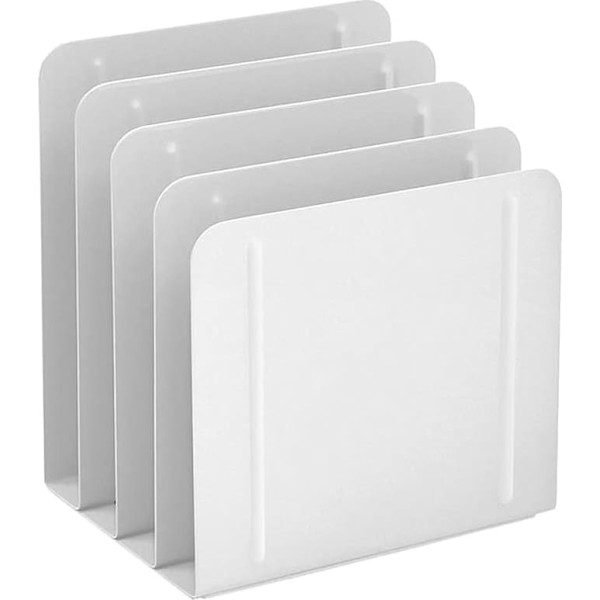 Acrimet Desk Metal File Sorter 4 Sections (White Color)