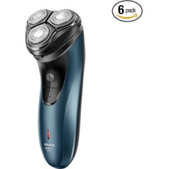 Taurus 3 Side Shave IPX7 Electric Shaver, Wireless, Dry or Wet, 45 Minutes Runtime, Hair Trimmer, Total Curve Technology, USB Charging, Ergonomic, Stainless Steel Blades