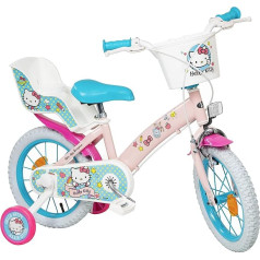 TOIMSA Girls Bicicleta 12 Inch Hello Kitty Children's Bike, Pink, Small