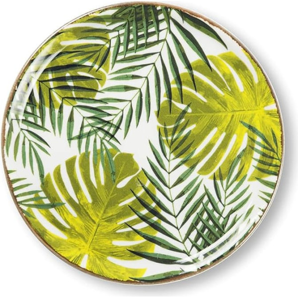 Excelsa 65158 New Panama Set of 6 Porcelain Pizza Plates