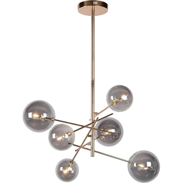 LUCIDE Alara Pendant Lights Diameter 72 cm LED G4 6 x 1.5 W 2700 K Gold