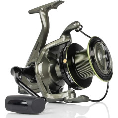 HPLIFE Surf Spinning Reel, 8000/10000/12000 Saltwater Offshore Fishing Reel, Long Throw, 12+1 Stainless Steel, BB Ultra Smooth, 4.7:1 High Speed Ratio, 70lb Max Drag Power Sea Fishing