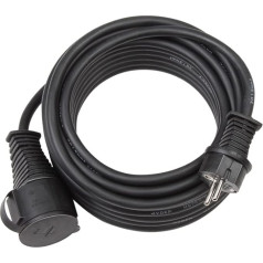Brennenstuhl Construction site extension cable IP44 (25 m cable, H07RN-F 3G1.5, for outdoor use and construction sites) black