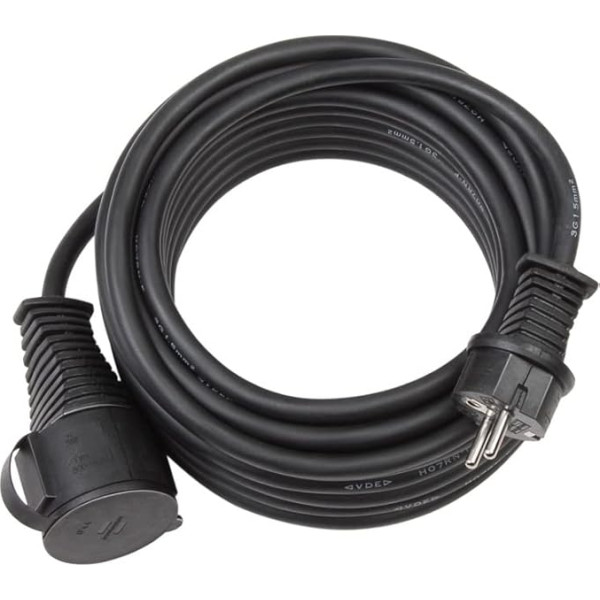 Brennenstuhl Construction site extension cable IP44 (25 m cable, H07RN-F 3G1.5, for outdoor use and construction sites) black