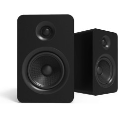 Kanto YU Passive 5.25 Inch Passive Bookshelf Speakers with 1 Inch Silk Dome Tweeter External Amplifier Required Pair Matte Black