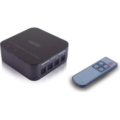 Marmitek Connect Ts41 Toslink Digital Audio Switch with Remote Control/4 X in/1 X OUT/Black