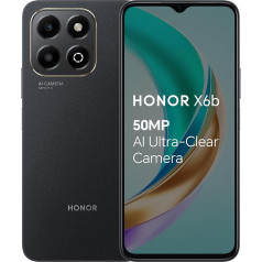Honor MediaTek Helio G85 Smartphone X6B 6.56 Inch 4GB RAM 128GB Black