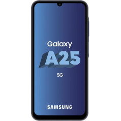 Samsung Galaxy A25 (A256) Dual 5G 128 GB 6 GB RAM (Fantasy Blue) Black Blue