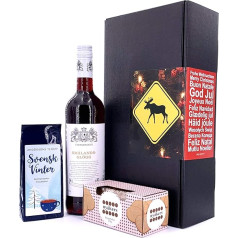 Speaking of a Swedish Christmas Gift Set for Christmas (Svensk Winter) Specialities from Sweden in High-Quality Gift Box for Friends, Family, Colleagues, Employees or Customers