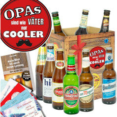Opas sind wie Väter nur cooler/Geschenk Geburtstag/Biere aus aller Welt