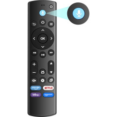 Replacement Remote Control with Voice Function Suitable for Smart TVs Stick (3rd Gen & 2nd Gen & Lite), Suitable for Smart TVs Cube (1st Gen & 2nd Gen)