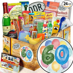 60th Birthday / DDR Allerlei 24 Pieces / 60th Birthday Gifts