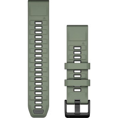 Garmin QuickFit Silicone Strap 20mm Black/Pebble Grey