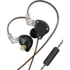 CCA KZ ZS10 Pro 4ba+1dd Bass Drive In Ear Headphones HiFi Stereo Earbuds Sweatproof Sports Headphones Noise Isolating Monitors for Musicians DJ Headphones 2 Pin Detachable Cable