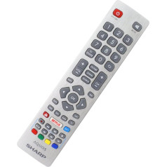 Original-Fernbedienung kompatibel mit Sharp Aquos 4K HD Smart TV 40BG3K