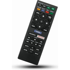 Universal Replacement Remote Control for Sony UBP-X700 BDP-BX370 BDP-S1700 BDP-S2500 BDP-S3500 BDP-S5500 BDP-S3700 BDP-S6700 BDP-S1500 Blu-ray DVD Player