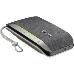 Poly - Sync 20 Bluetooth/USB-C Conference Speaker - Personal Portable Handsfree - Noise and Echo Cancellation - Connect to Mobile Phones or Computers - Teams, Zoom
