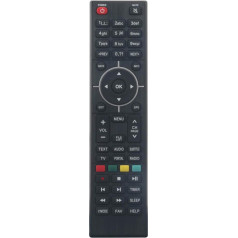 AULCMEET Replacement Remote Control Compatible with ZGEMMA H9S Single Tuner 4K Satellite Receiver H9s H9.2s H9.2H H9 H4 H7 HS H2S H2H H4 H5 H7 H7C H5.2S H52TC