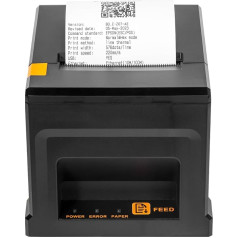 NetumScan Bluetooth USB LAN 80 mm POS Receipt Printer 300 mm/s USB Thermal Receipt Printer with Auto Cutter Cash Drawer Support Windows/Mac/Linux, Restaurant Kitchen Printer for ESC/POS NS-8360LW