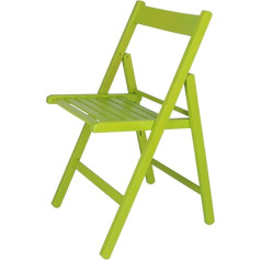 Mueblear 19016 Folding Wooden Chair 43 x 46 x 79 cm Pistachio Green