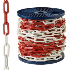 Wolfpack 1041005 Plastic Chain, 2-Tone, 8 mm, 25 m ROLL