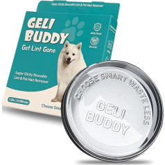 INBEBO Geli Buddy Pet Hair and Lint Remover for Clothes, Sofa, Furniture, Carpet and Car Cleaning - Cat and Dog Hair Remover - 30,000 Uses & Environmentally Friendly