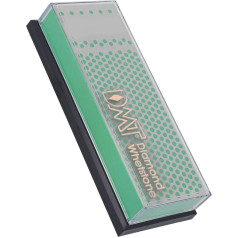 DMT 6-in. Machinist Diamond Whetstone in Plastic Box Extra-Fine Knife Sharpener - Green, N/A