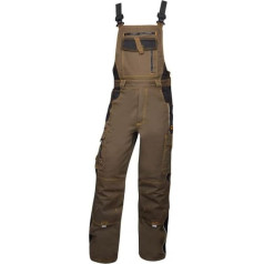 KG Ardon H9111 Work Dungarees Men's Dungarees Safety Trousers Work Trousers Combi Trousers Brown, brown