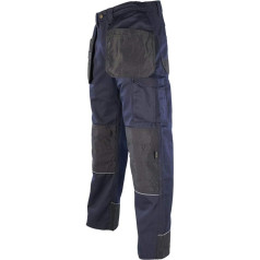 21FASHION. Adult Full Length Trousers with Contrast Pockets Heavy Duty Work Trousers - navy