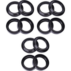37x49x8/11 37 * 49 Motorrad Vorne Schock Gabel Dämpfer Öl Dichtung 37 49 Staub Abdeckung Lip for GSX1100 GSX 1100 GSX1100T GSX1100S(6pcs seal 6pcs cover)