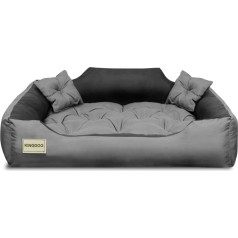 Mikrošķiedras veļas mājiņa 100x80 / 115x95 cm pelēk- melns