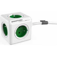 Powercube pagarinātā strāvas sloksne 1.5m 2300gn/frexpc zaļa