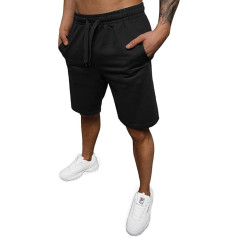 OZONEE JS/8K100Z Men's Sports Shorts, Short Sweatpants, Training Shorts, Bermuda Shorts, Jogging Bottoms, Casual Trousers, Sweat Shorts, Sports Trousers