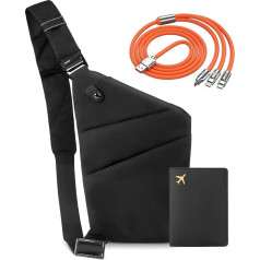 IUHFSIFS Upgrade Anti-Theft Bag 【0 Load - Comfortable Ergonomics】 Anti-Theft Shoulder Bag 【Many Pockets Extremely Waterproof & Scratch-Resistant】Anti-Theft Bag Women Men