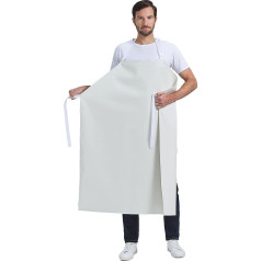 Nanxson Men's Waterproof Apron Thick Rubber Apron Adjustable Work Apron Butcher Apron