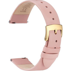 OTTOODY Leather Watch Strap, 12 mm, 14 mm, 16 mm, 18 mm, 20 mm, 22 mm, Quick Release, Elegant, for Men and Women, High-Quality Replacement Leather Strap for Watches and Smartwatches
