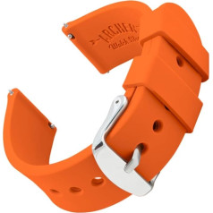 Archer Watch Straps, Silicone Watch Straps with Quick-Release Closure