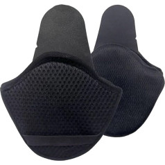 1 Pair of Ear Muffs, Fits Any Helmet, Removable Against Wind Noise, Ear Pads, Winter Warm Ear Warmers, Especially Suitable for E-Bikes and Speed Pedelecs for Men and Women, Single attributes